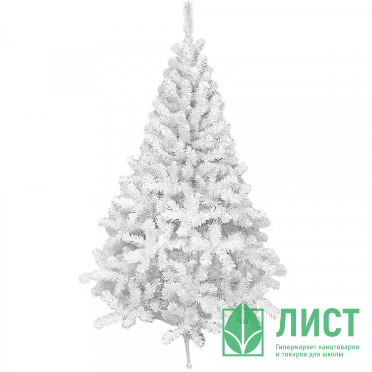 Елка 180см "Метелица" (хвоя ПВХ белая, ветки отгибные, подставка пластик) арт. 1018