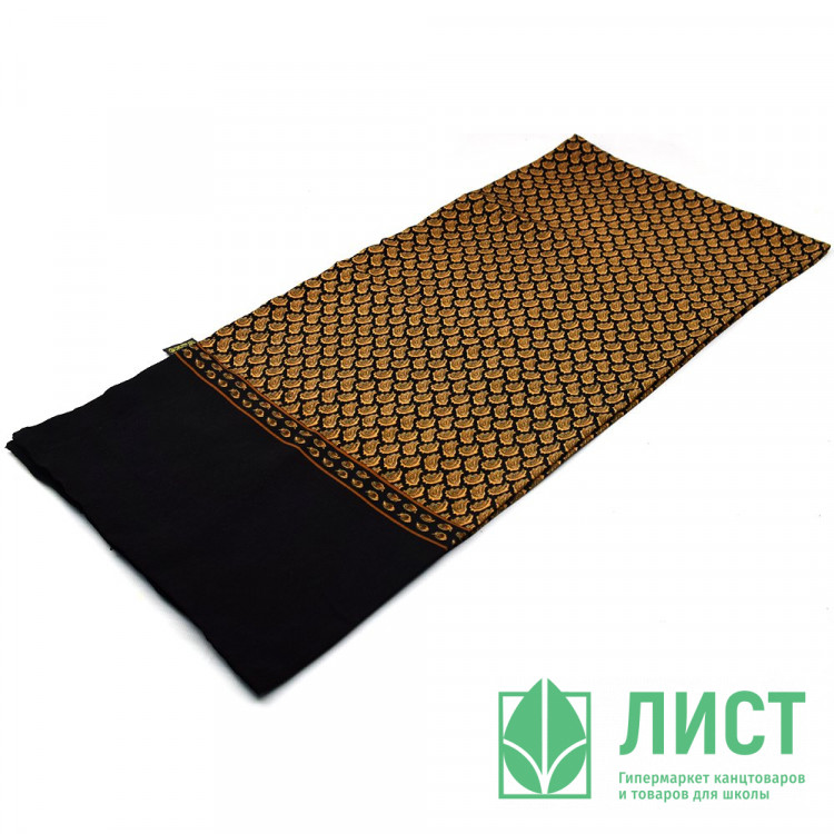 Палантин мужской "Мартин" цв.черно-бежевый арт.3004565