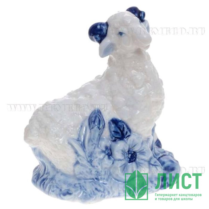 яяяСтатуэтка СИМВОЛ ГОДА "Барашек" 8см арт.589432