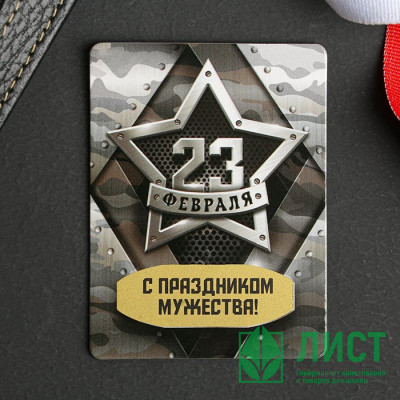 Магнит &quot;Сильному духом&quot; 8см арт.5256823 Магнит "Сильному духом" 8см арт.5256823