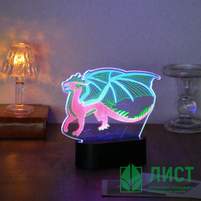 Светильник &quot;Дракон&quot; 15,5*17см LED арт.392-074 Светильник "Дракон" 15,5*17см LED арт.392-074