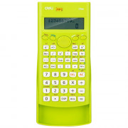 Калькулятор научный 240 функций Deli 88*23*165мм (E1710A/GRN) зеленый, одинарное питание