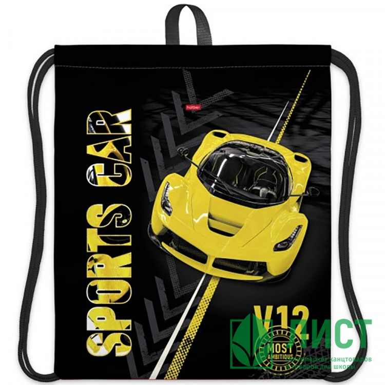 Сумка для сменной обуви 1 отделение (Hatber) Автоспорт 410х490мм арт.NMn_19031