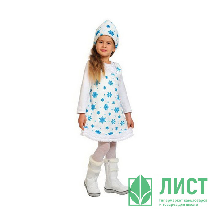 Костюм для девочки Снежинка р.24/98 плюш арт.3013