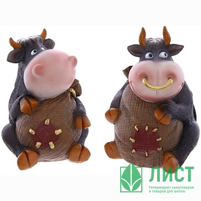 Копилка СГ "Бычок" 10см в ассортименте арт.754760
