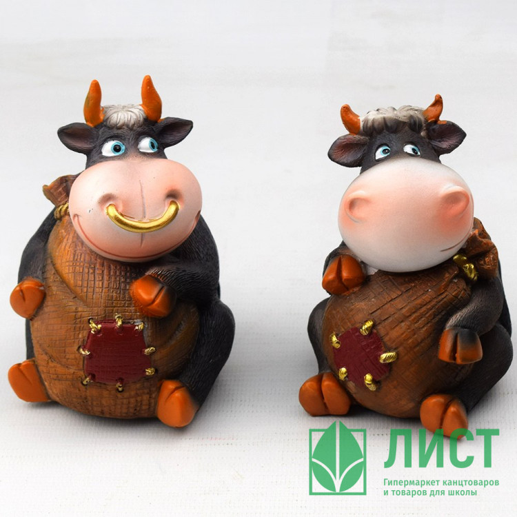 Копилка СГ "Бычок" 10см в ассортименте арт.754760