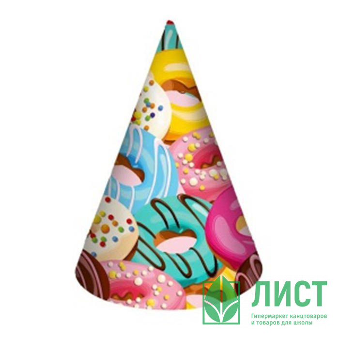 Колпак 06шт/наб. Пончики арт.6058210