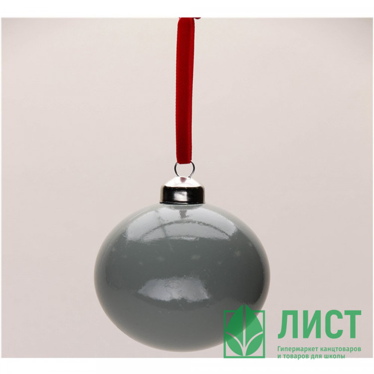 Шар пластик 08см глянцевый цв.серо-зеленый 171 арт.РШ2571