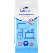 Салфетки LUSCAN универс, пак, 50шт, 15х18