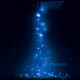 Гирлянда электрическая для дома нить 02м 160LED "Волшебный хвост" цвет синий (светлый провод) арт.183-361
