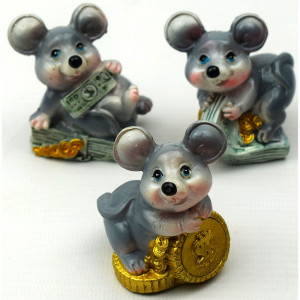 Фигурка СГ "Счастливый мышонок" 5,5см асс арт.200-472