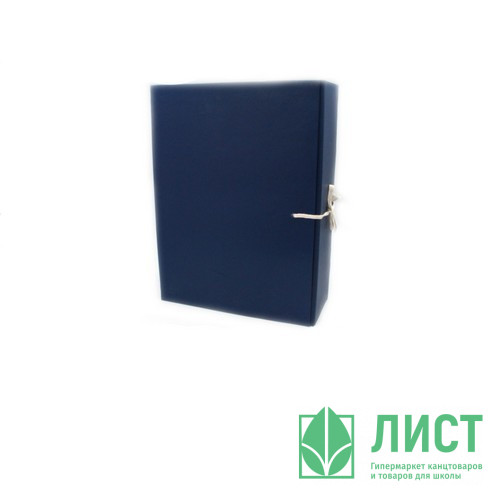 Короб архивный А4 бумвинил 100мм цвет асс. на завязках