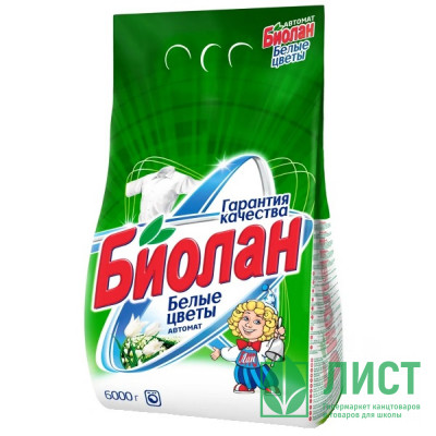 Стиральный порошок Биолан 6000г Автомат Стиральный порошок Биолан 6000г Автомат
