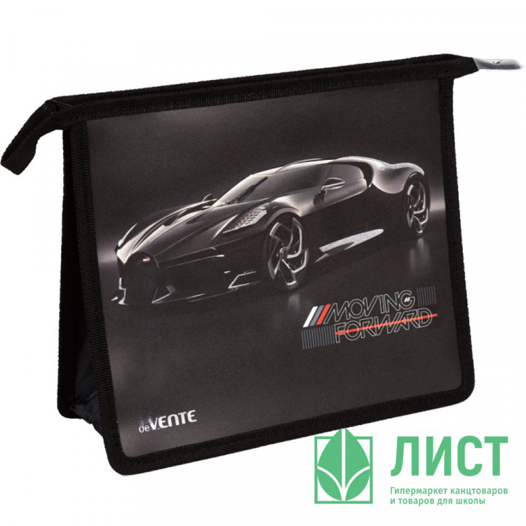 Папка школьная для тетрадей А5 на молнии (deVENTE) Luxury Car арт.8056553