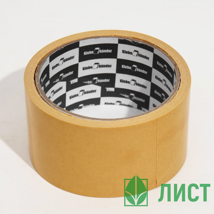 Скотч двусторонний на полипропиленовой основе 50*10м ТМ Klebebänder (Ст.36)