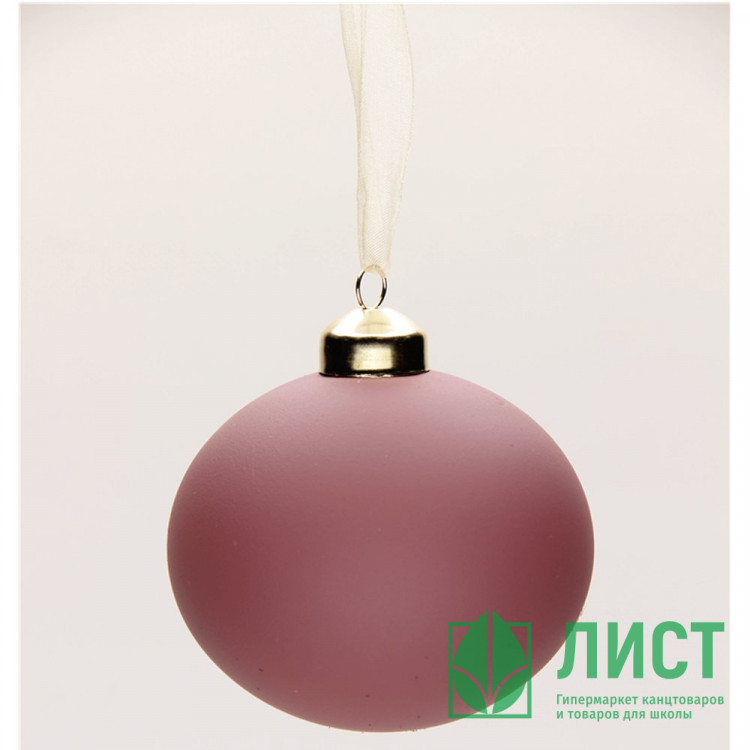 Шар пластик 08см матовый цв.вишневый 114 арт.РШ2114