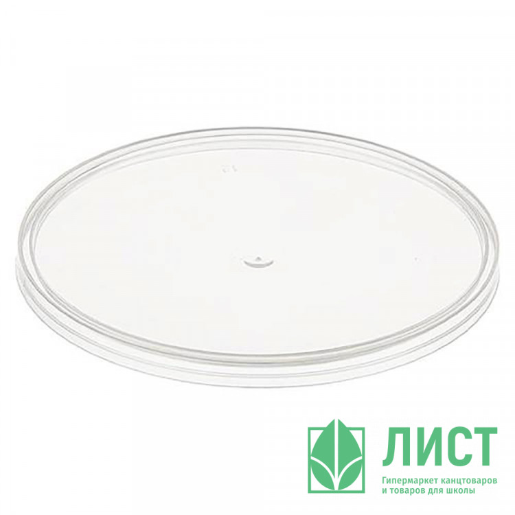Крышка к пищ. ведру круглая для 3,25л D=195мм цвет прозр