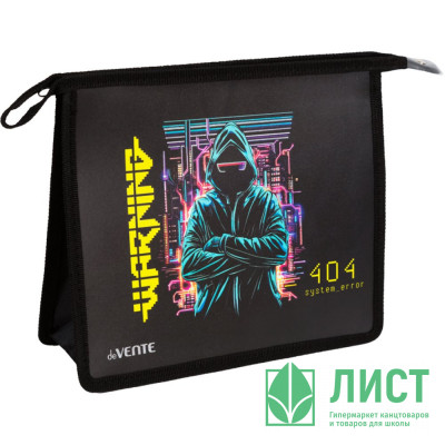 Папка школьная для тетрадей А5 на молнии (deVENTE) Cyber арт.8056554 Папка школьная для тетрадей А5 на молнии (deVENTE) Cyber арт.8056554