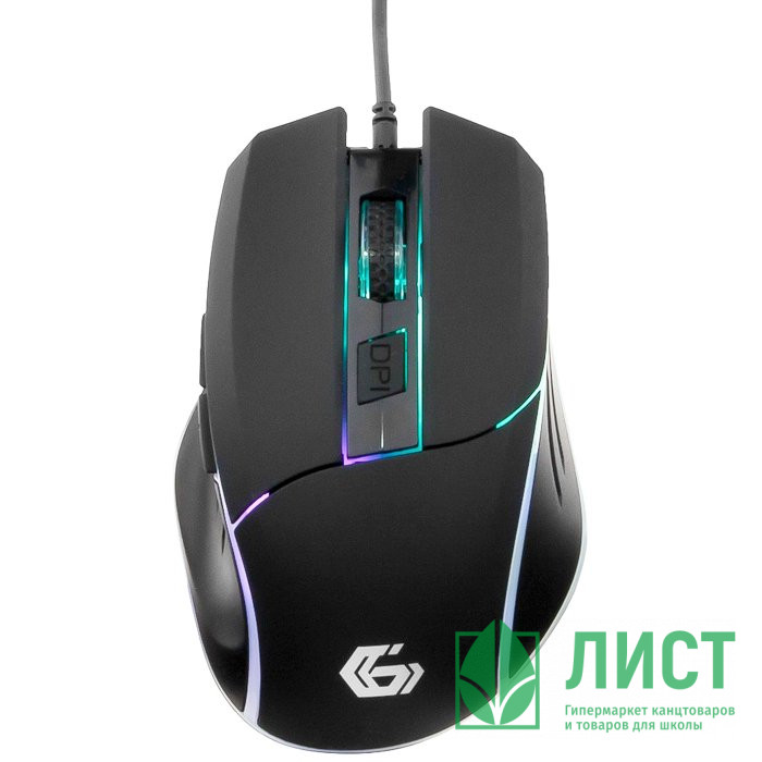 Мышь проводная Gembird MG-500 USB(5кн+колесо-кнопка) черный