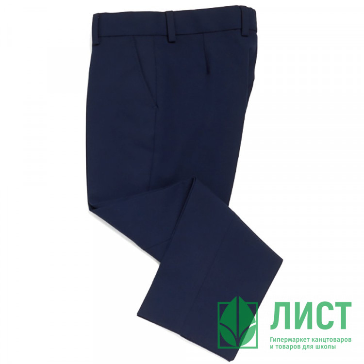 Брюки для мальчика (Bremer) Бокстер зауженный силуэт размер 30/128-42/170 цвет синий
