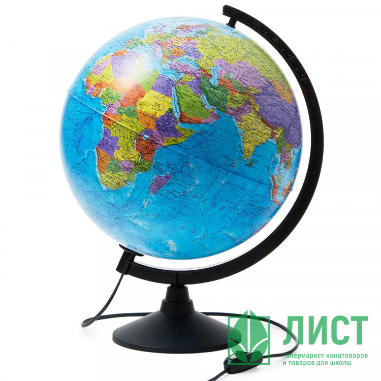 Глобус политический диаметр 320мм Классик с подсветкой арт К013200018