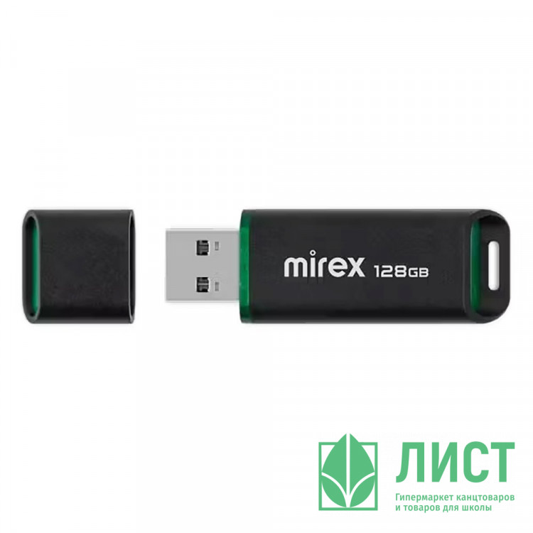 Флеш диск 128GB Mirex SPACER USB 2.0 ,черный