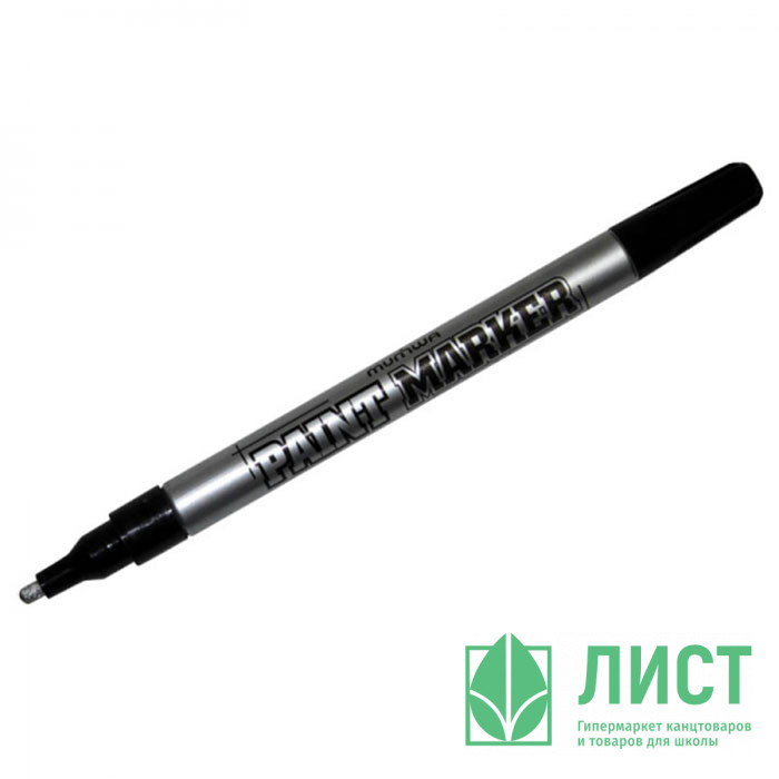 Маркер-краска MunHwa 2мм круглый, нитро-основа,серебро арт.SPM-06 (Ст.12)