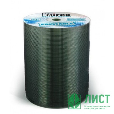 Диск DVD-R Mirex 4.7 Gb, 16x, Shrink (ст.(100) для печати УПАКОВКА Диск DVD-R Mirex 4.7 Gb, 16x, Shrink (ст.(100) для печати УПАКОВКА