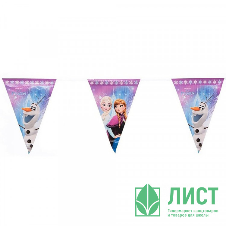 Гирлянда-вымпел "Холодное сердце" 2,3м. арт.1505-0965