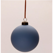 Шар пластик 08см матовый цв.темно-синий 164 арт.РШ2164