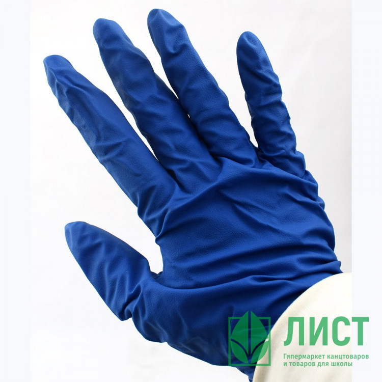 Перчатки латексные High Risk синие  размер M без индивидуальной упаковки 1 пара