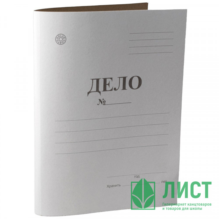 Обложка "ДЕЛО" 280г/м2 немелованный картон арт.D00602 (Ст.300)