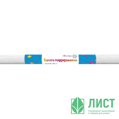 Бумага крепированная 50*250см (deVENTE) белая 32 г/м² арт 8040700 Бумага крепированная 50*250см (deVENTE) белая 32 г/м² арт 8040700
