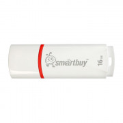 Флеш диск 16GB USB 2.0 SmartBuy Crown, белый