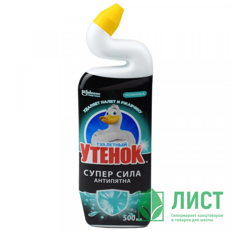 Чистящее средство  для сантехники ТУАЛЕТНЫЙ УТЕНОК 500мл Антипятна
