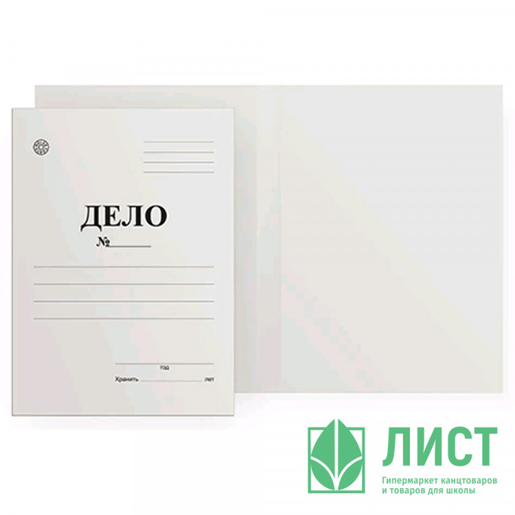 Обложка "ДЕЛО" 440г/м2 немелованный картон арт.D00608 (Ст.150)