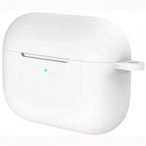 Чехол для Airpods PRO силиконовый, белый