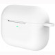 Чехол для Airpods PRO силиконовый, белый