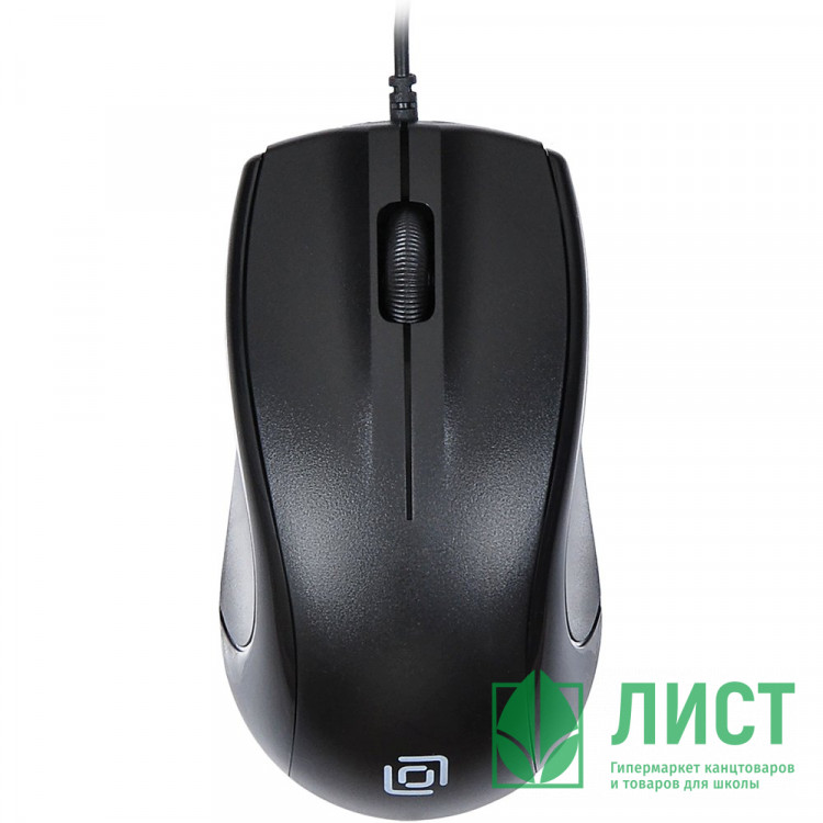 Мышь проводная Oklick 185M черная USB