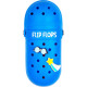 Пенал-тубус 1 отделение (deVente) Flip Flops синий арт.7027209