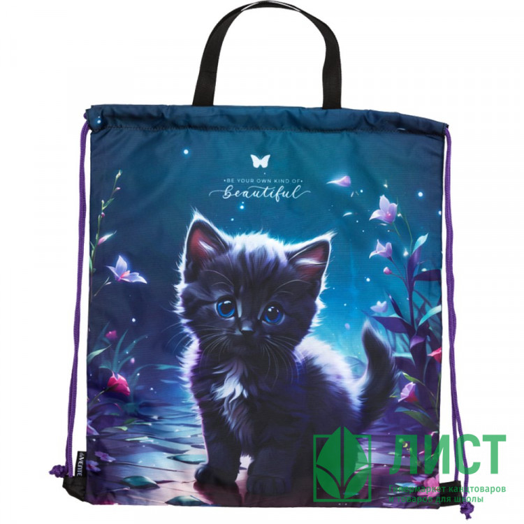 Сумка для сменной обуви 1 отделение (deVENTE) Beautiful Cat 38х43 см арт.7040507