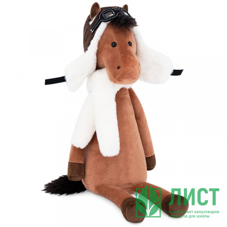 Игрушка мягкая 35см Конь Авиатор арт.2613/35