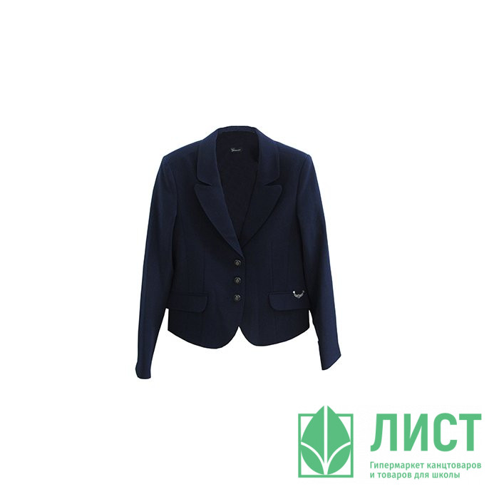 Жакет для девочки (ГЕРМИОНА) ткань 12 арт.2016-12 размер 42/164 цвет синий