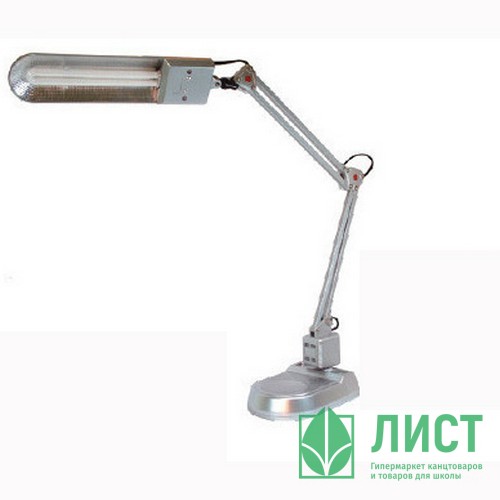Светильник настольный на подставке Camelion (220V/11W/КЛЛ) серебро арт.KD017А для маникюра