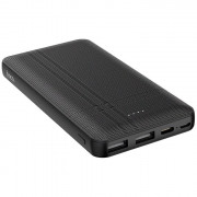 Внешний аккумулятор HOCO J48 Nimble (10000mAh,пластик,2 USB выхода,2.0A,) цв.черный
