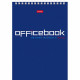 Блокнот А5 твердая подложка на гребне 80 листов (Hatber) Office Book арт.80Б5В1гр