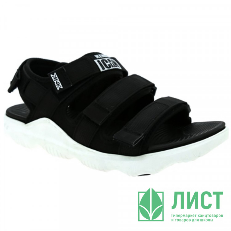 Сандалии для мальчика (KENKA) цвет черный верх-текстиль подкладка-текстиль размерный ряд 34-37 арт.JZD_10-83_black