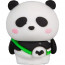 Точилка пластиковая (deVENTE) Panda 1 отверстие покрытие Soft Touch арт.8031313 - 
