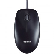 Мышь провод. Logitech M90 оптическая светодиодная, 1000 dpi, USB, черный