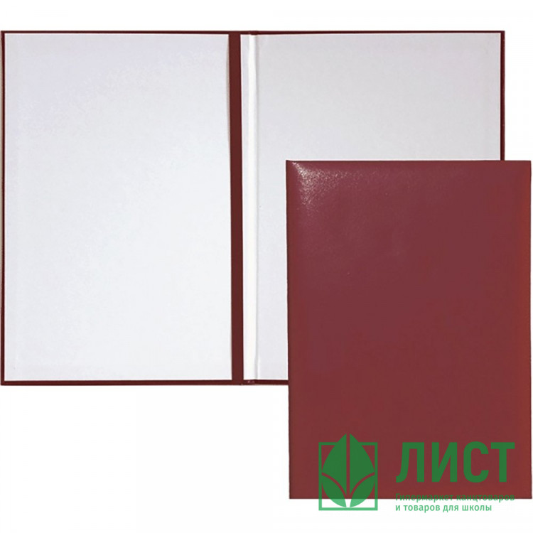 Папка адресная А4 Без надписи б/в (deVente) бордовая арт.3078209 (Ст.10)